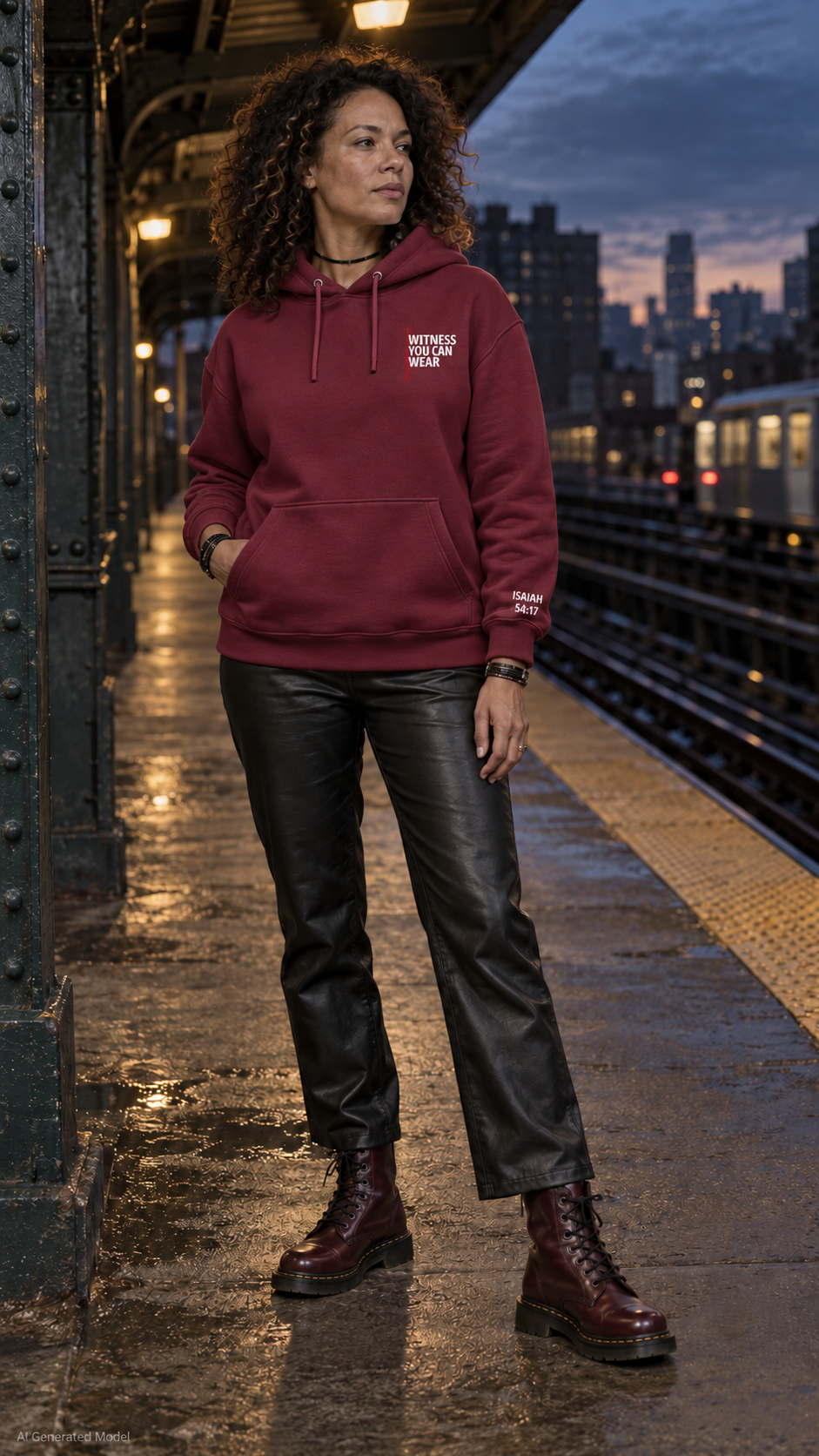 Wounded to Witness Premium Hoodie