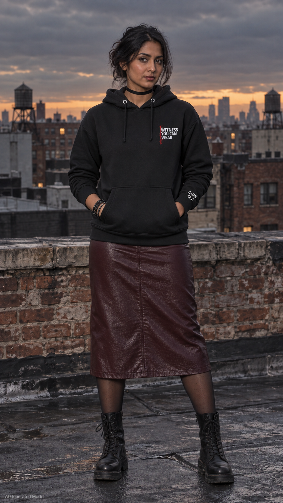Wounded to Witness Premium Hoodie
