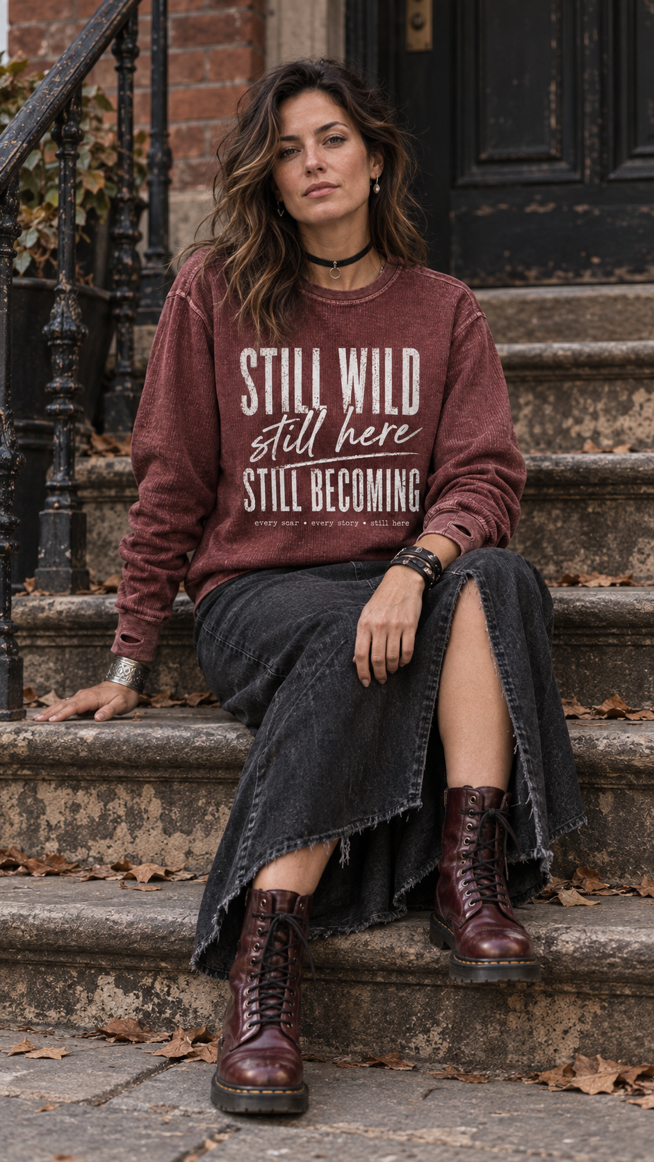 Still Wild, Still Here, Still Becoming Premium Sweatshirt