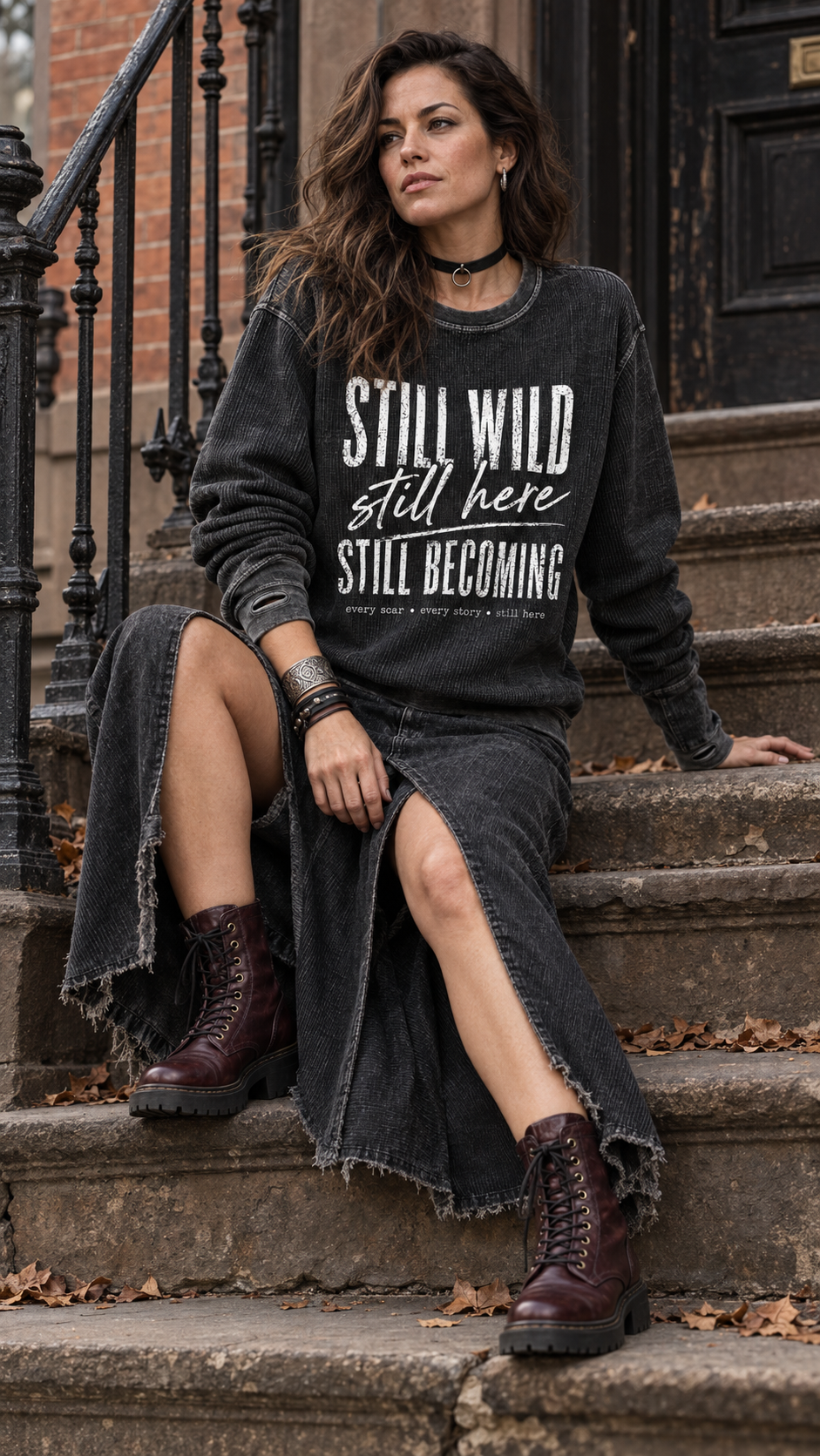 Still Wild, Still Here, Still Becoming Premium Sweatshirt