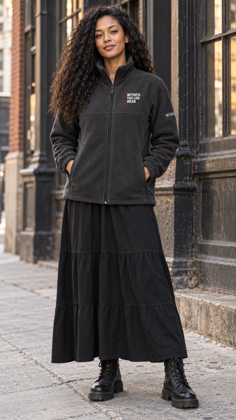 Still Wild, Still Here, Still Becoming | Columbia Embroidered Fleece Jacket