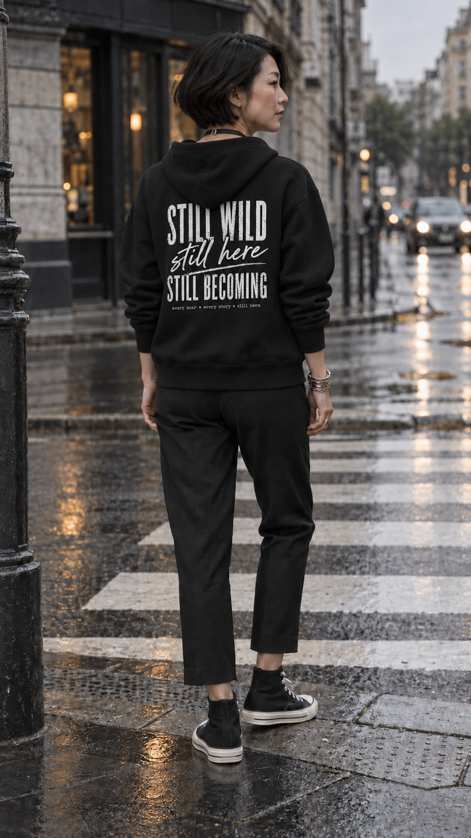 Still Wild • Still Here • Still Becoming Zip-Up Hoodie