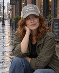 Bruised, Not Ruined Women's Washed Mesh-Back Cap