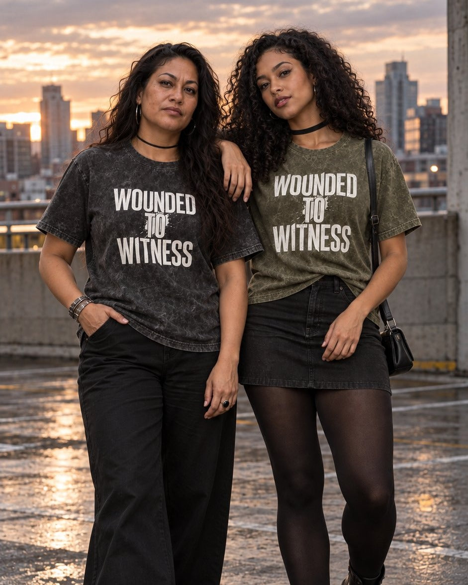 Wounded to Witness Vintage Crewneck Tee